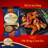 Thumbnail for OK King Corn Cornick Sweet Corn Chili Garlic Chiken Barbecue Snack 100g Popcorn Crunchy Crispy