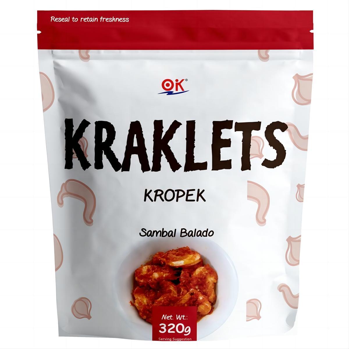 OK Kraklets Kropek 320g Flavour set of 5