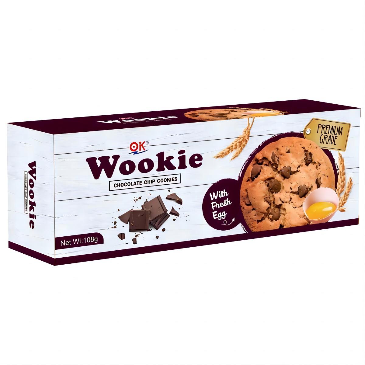 OK Wookie Premium Grade Cookies 108g (Nuts, Chocolate, Fruit)