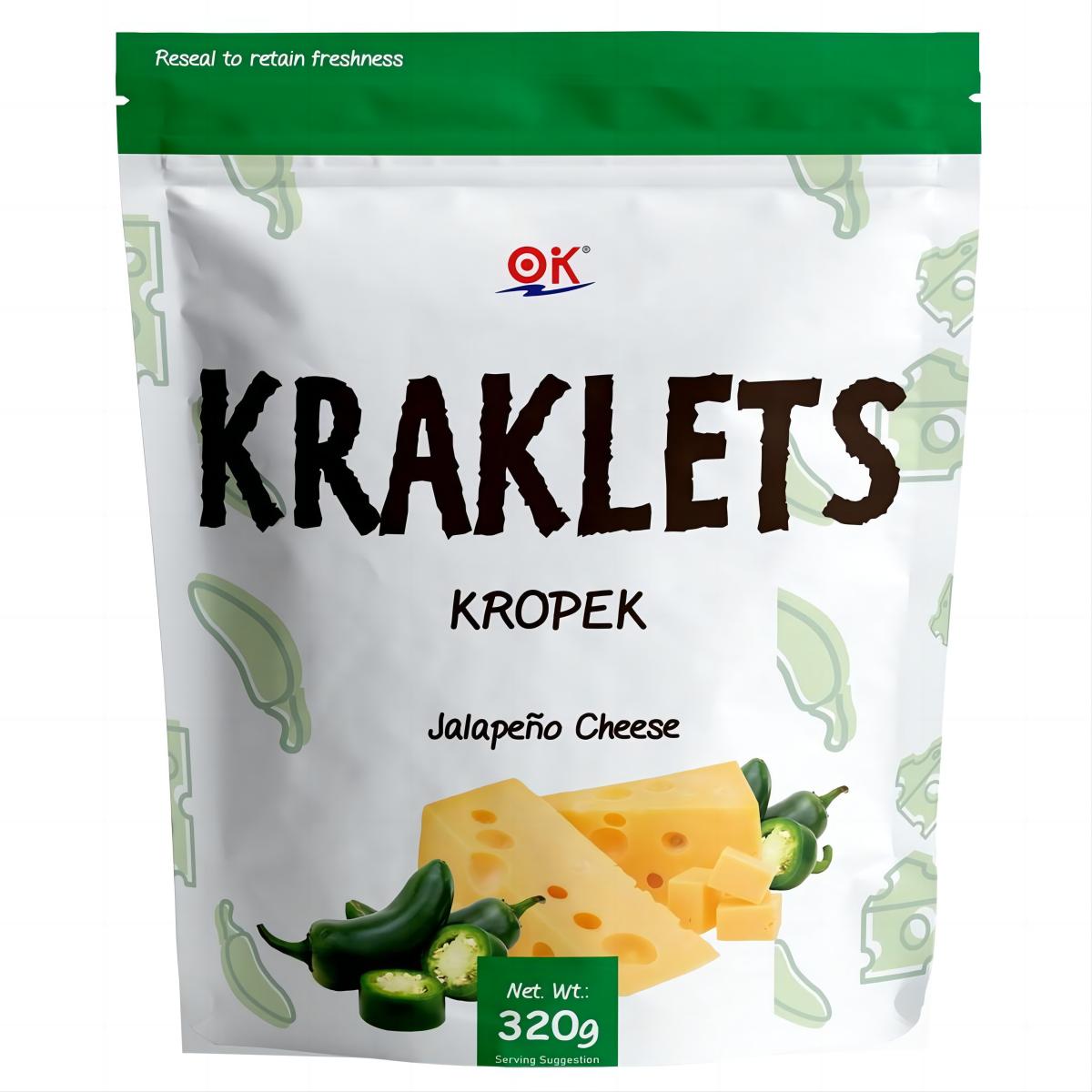 OK Kraklets Kropek 320g Flavour set of 5