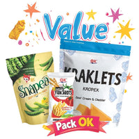 Thumbnail for OK Snack [3in1] 320g Kraklets with Snapea and Yumshot Super Valued Pack