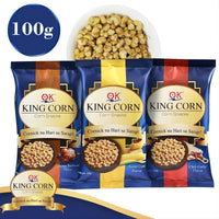 Thumbnail for OK King Corn Cornick Sweet Corn Chili Garlic Chiken Barbecue Snack 100g Popcorn Crunchy Crispy