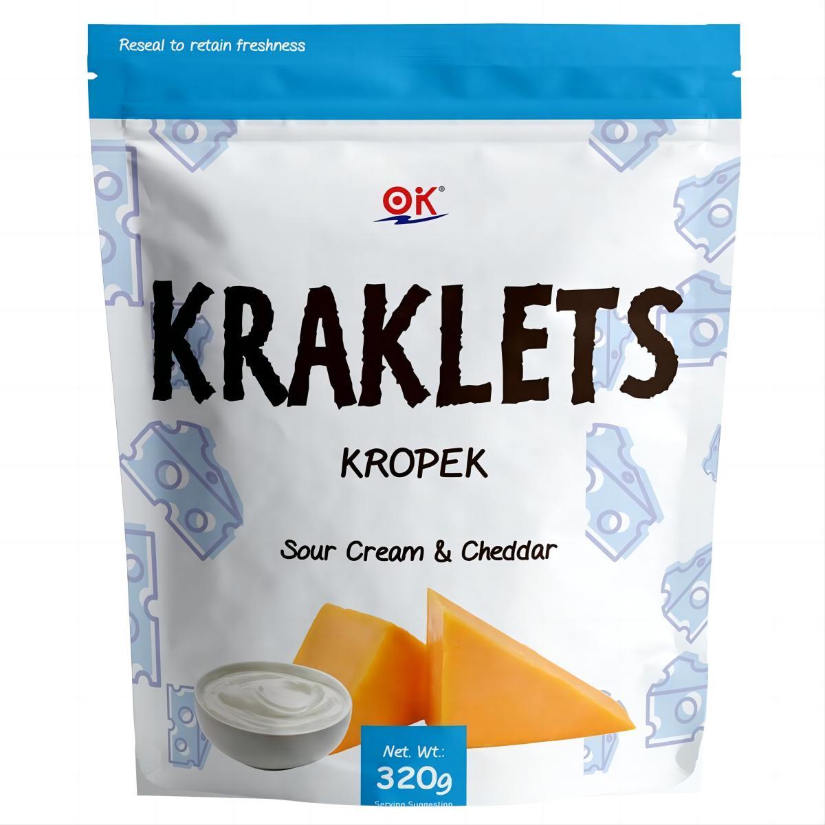 OK Kraklets Kropek 320g Flavour set of 5