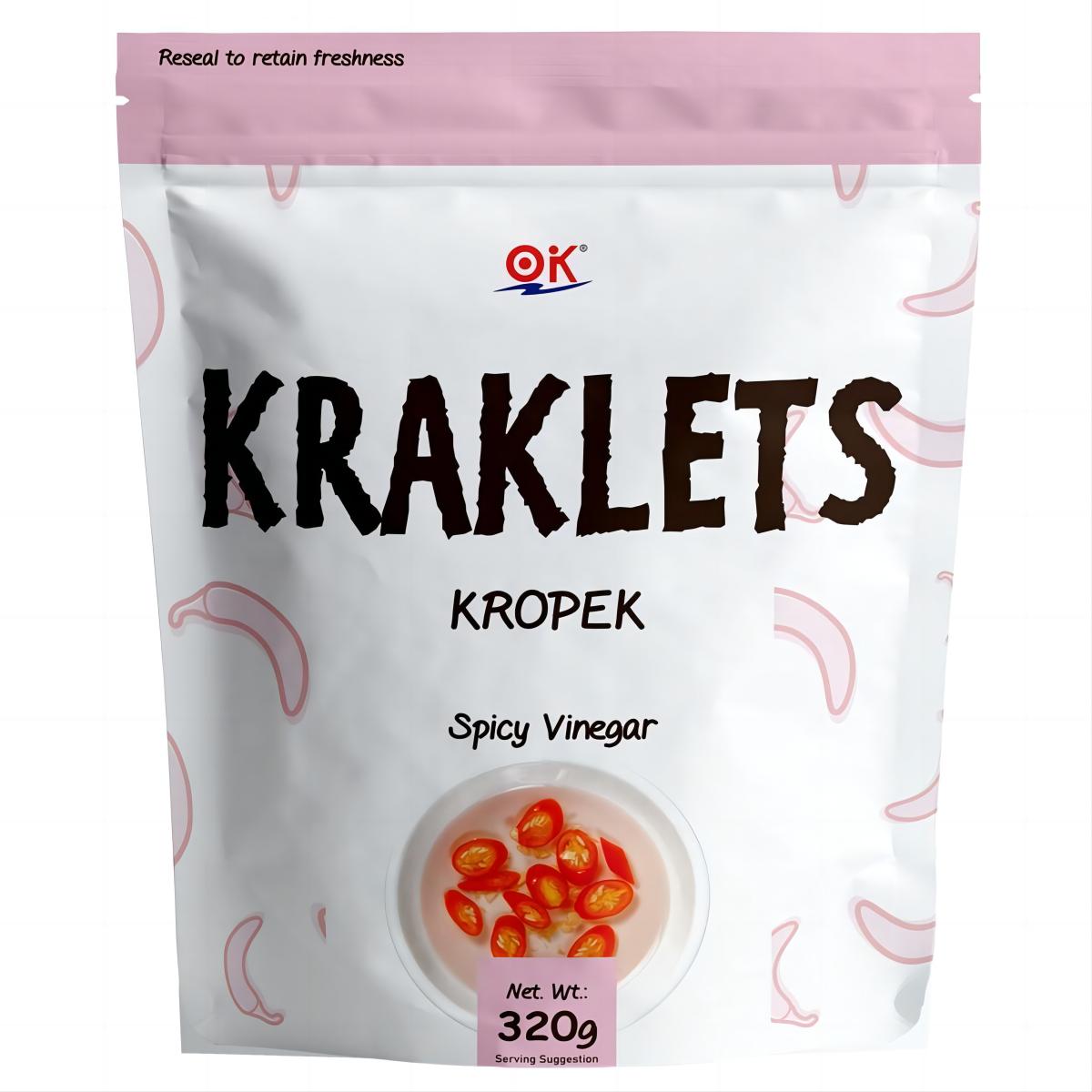 OK Kraklets Kropek 320g Flavour Snack Cheese