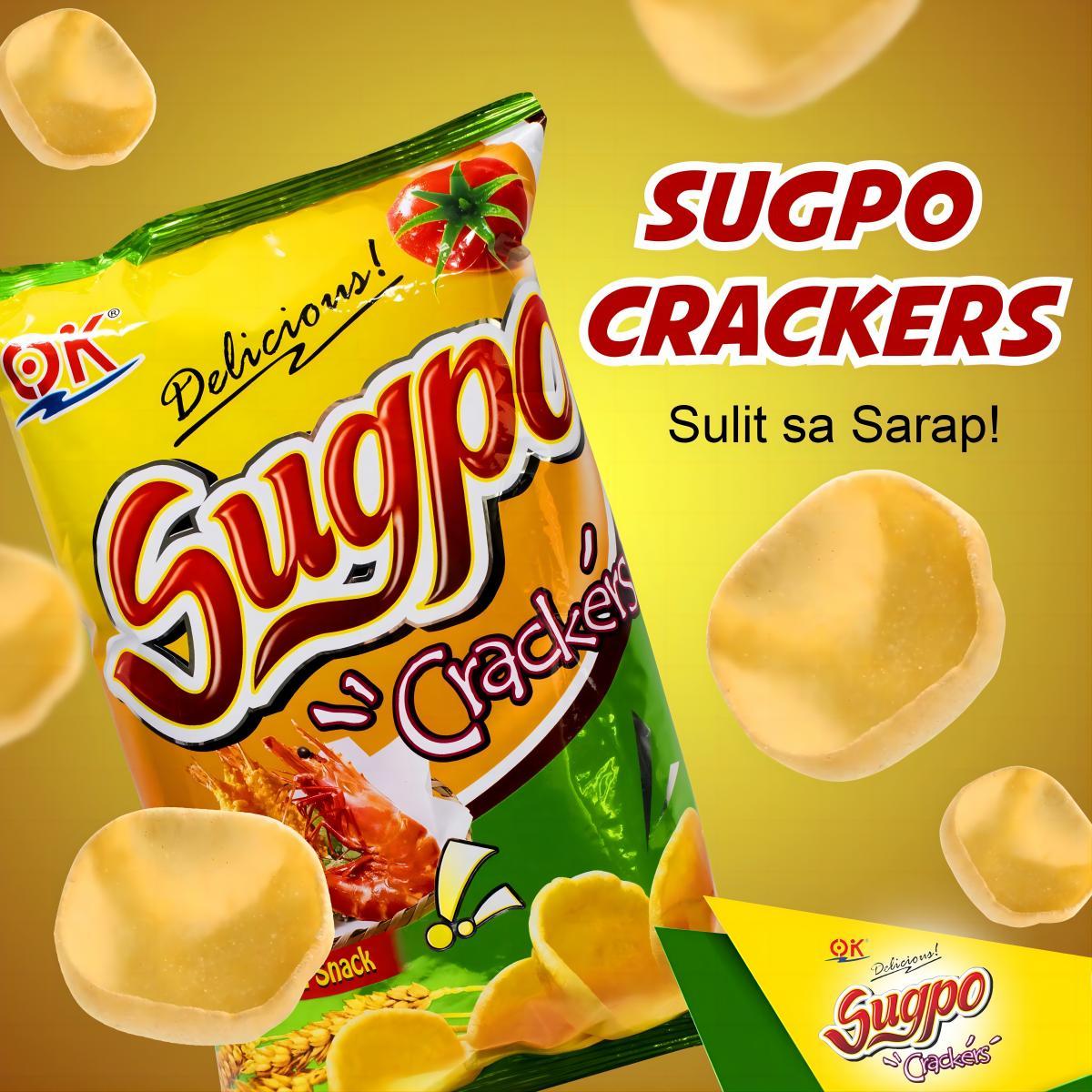 OK Sugpo Prawn Crackers Tempura Flavor Snack Crispy Crunchy Bite