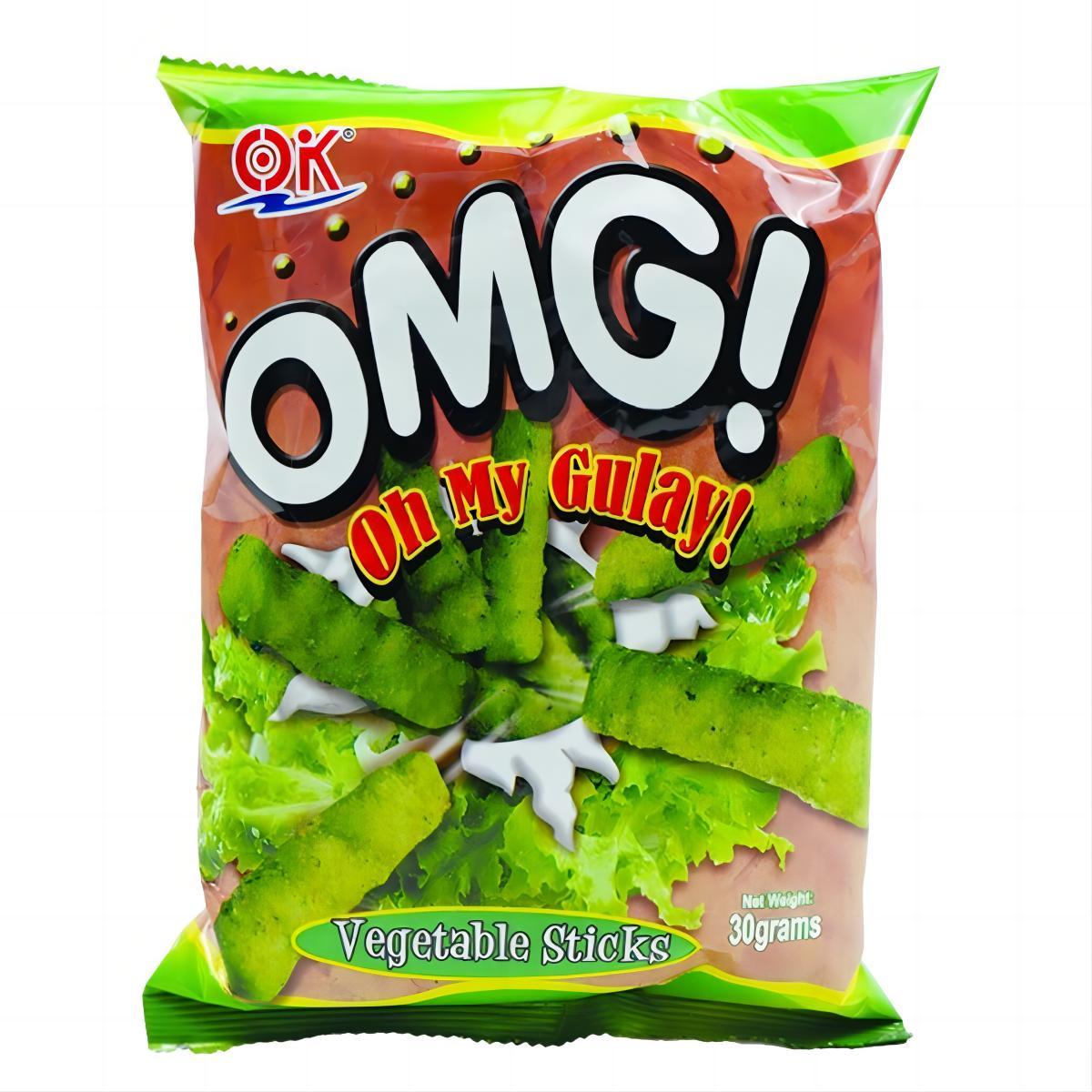 OK OMG! Oh My Gulay Vegetable Sticks 30g Snack