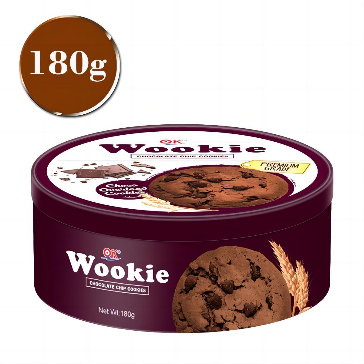 OK Wookie Choco 180 grams Overload Cookies Snack Biscuits