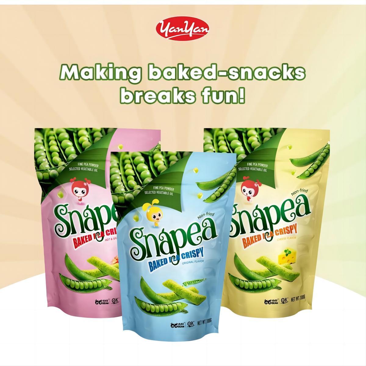 3 Packcs OK Snapea Popcorn Crisps 3 flavors mixed