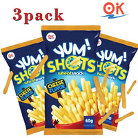 Thumbnail for OK Yum Shots Cheese Flavor Snack 60g