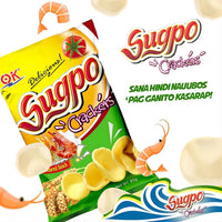 Thumbnail for OK Sugpo Prawn Crackers Tempura Flavor Snack Crispy Crunchy Bite