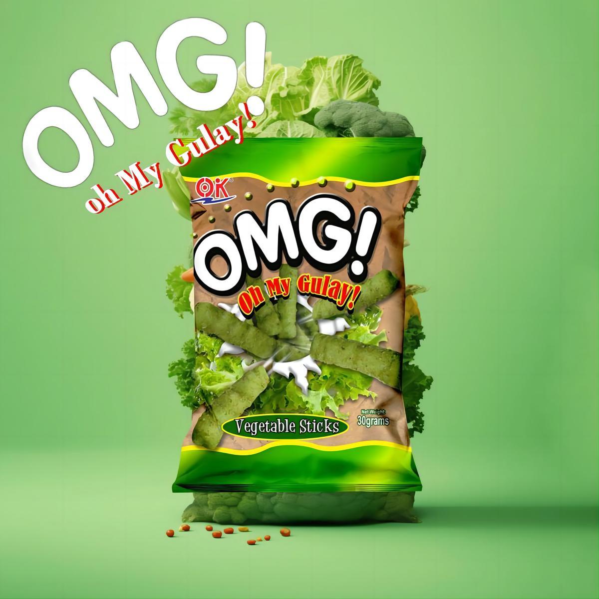 OK OMG! Oh My Gulay Vegetable Sticks 30g Snack